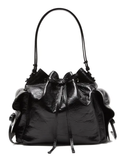Acne Studios multipocket bucket bag Black A10457