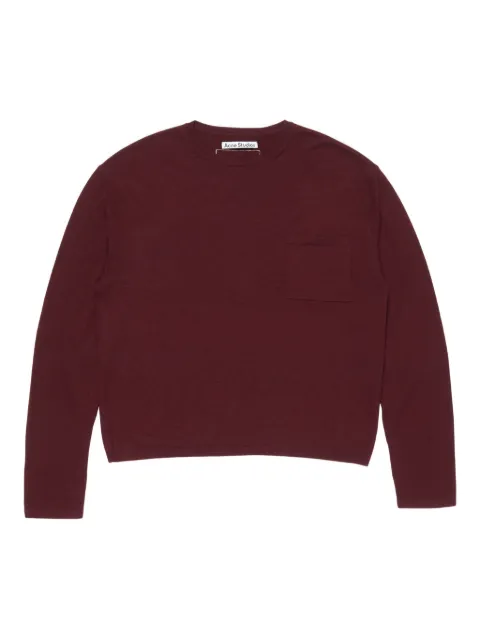 Acne Studios cashmere sweater Red B60354