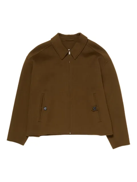 Acne Studios zip-front jacket Green B90837