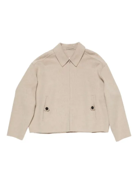 Acne Studios cashmere blend jacket Neutrals B90837