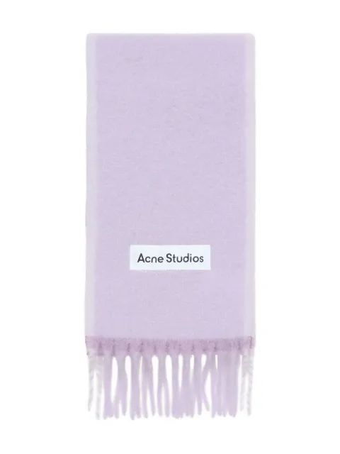 Acne Studios mohair-blend scarf Purple CA0290