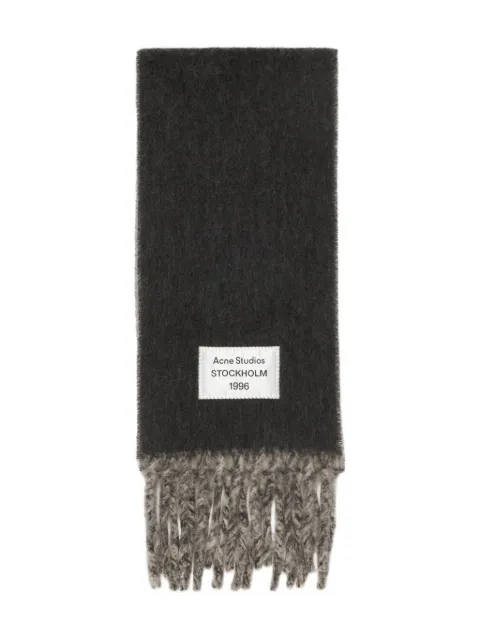 Acne Studios fringed scarf Grey CA0343