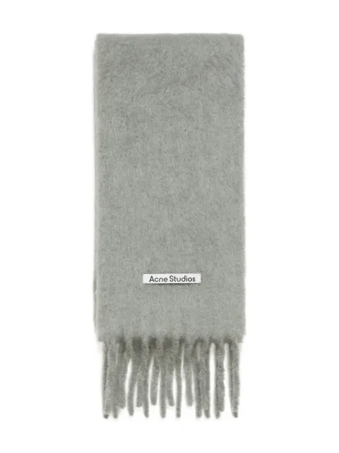 Acne Studios fringed scarf Grey CA0397