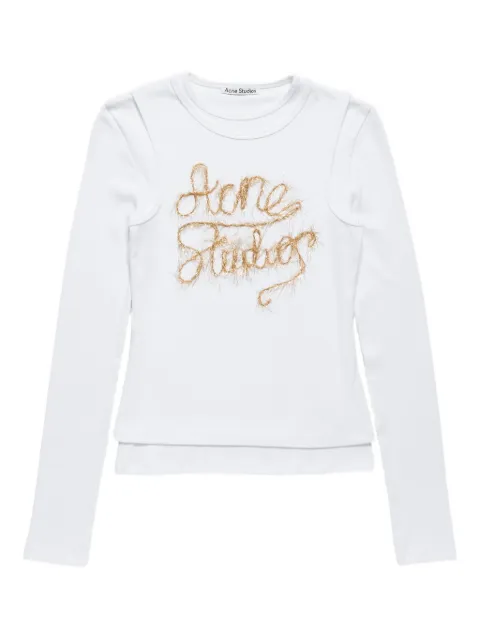 Acne Studios long-sleeves T-shirt White AL0505