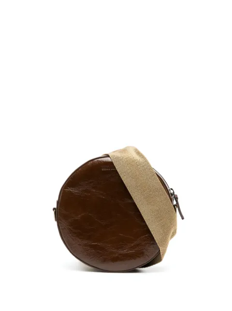 Uma Wang small round crossbody bag Brown UB0042