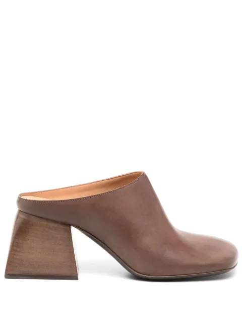 Uma Wang Stone mules Brown US9197