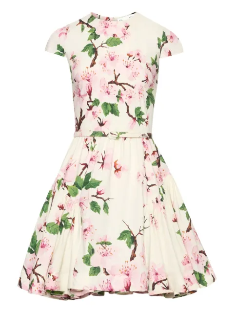 Oscar de la Renta cotton mini dress White 25PN256CBOPIE