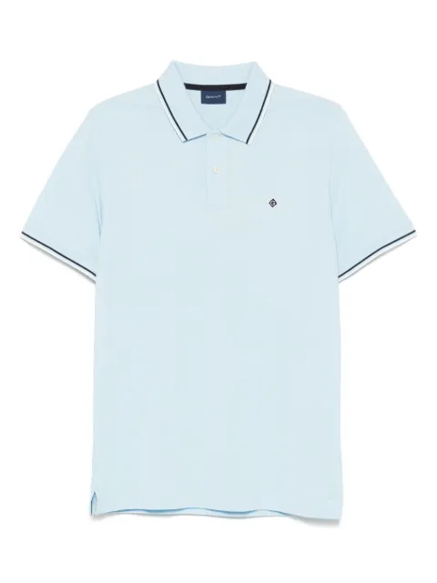 Gant logo-appliqué polo shirt Blue 2062003