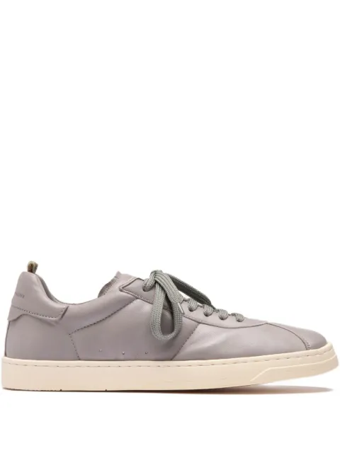 Officine Creative Karma leather lace-up sneakers Grey OCDKARM105GIA38H119