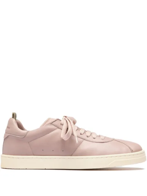 Officine Creative Karma leather low-top sneakers Pink OCDKARM105GIA38L245