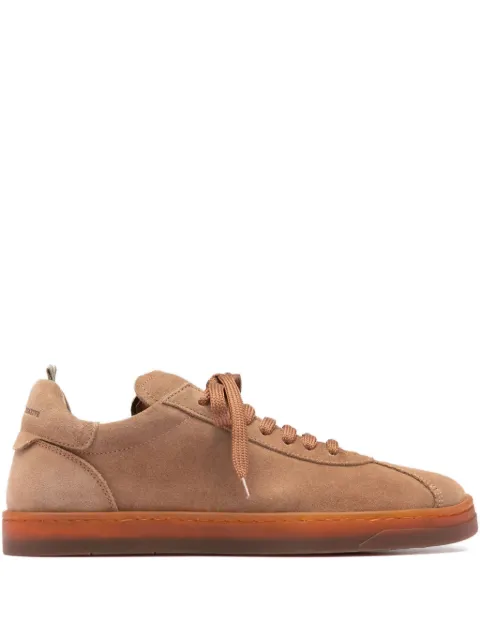 Officine Creative Karma suede lace-up sneakers Brown OCDKARM101SELUNE249