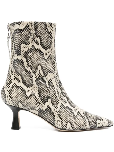 Aeyde 65mm Elina ankle boots Neutrals A11AB0607006002225