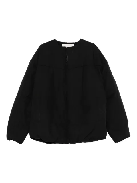 ENTIRE STUDIOS Pod quilted zip-front bomber jacket Black ESUW251018