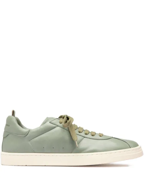 Officine Creative leather sneakers Green OCDKARM105GIA38F399