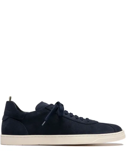 Officine Creative Karma suede lace-up sneakers Blue OCUKARM001SENL1E406