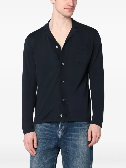 Drumohr long-sleeve button-down shirt Blue D0GN111