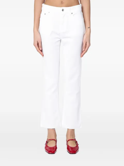 Department 5 frayed-hem jeans White DP5631DS0004