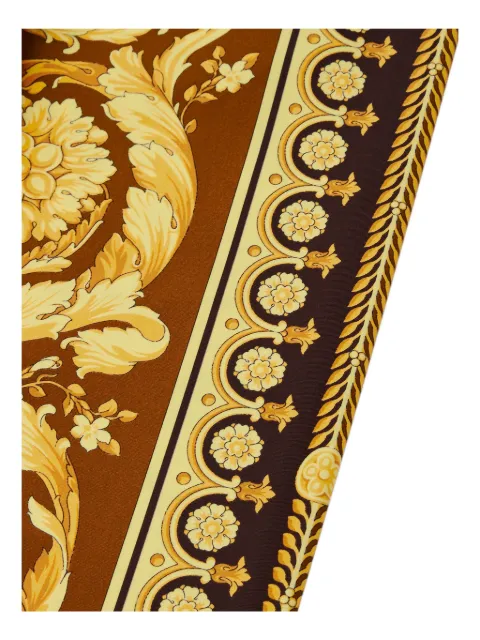 Versace Barocco print leggings Brown 10039001A15415