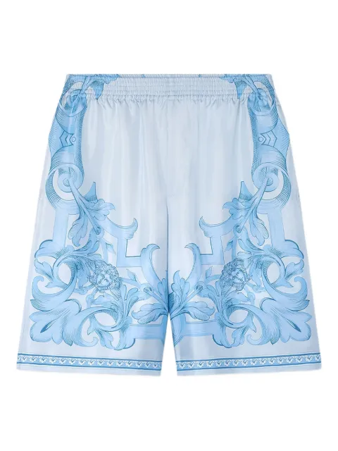 Versace Barocco-print shorts Grey 10024761A14713