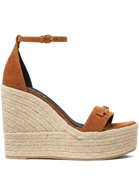Versace Medusa '95 wedge espadrilles Brown 10141001A15226