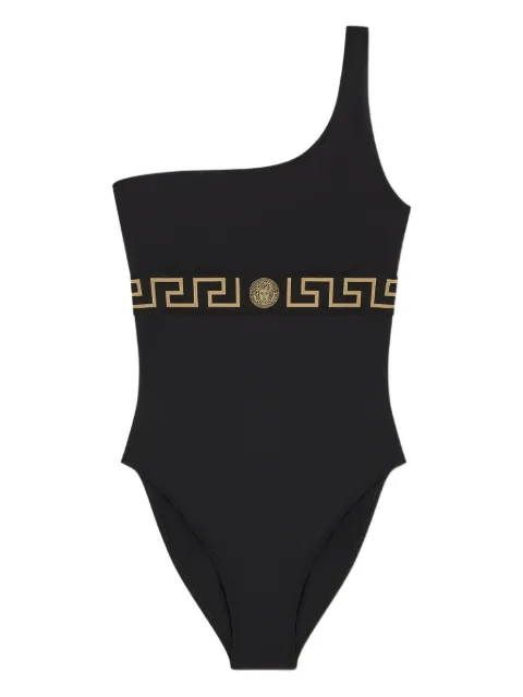 Versace jacquard one-piece swimsuit Black 10204881A11119