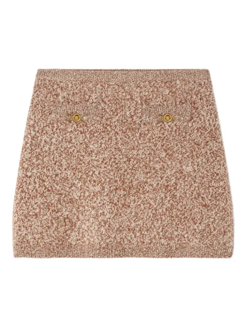 Versace Medusa '95 knitted miniskirt Neutrals 10203811A15451