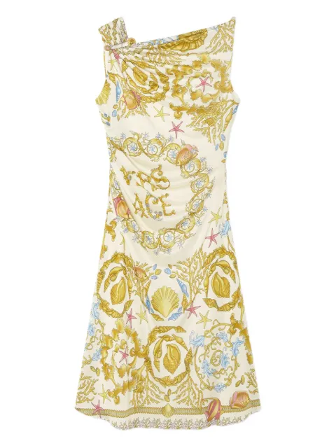 Versace Underwater Barocco mini dress Yellow 10201631A15210