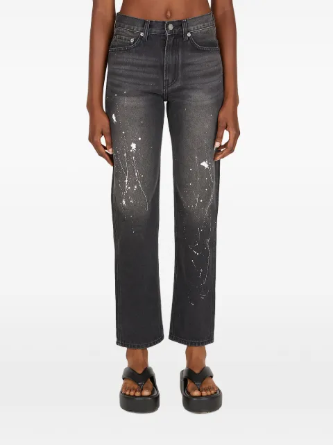 THEOPEN PRODUCT high-rise jeans Grey GTO223PT001BLACK