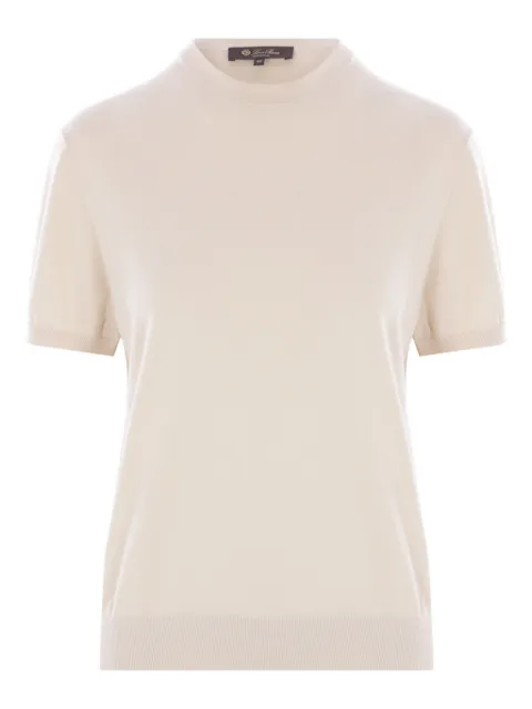Loro Piana jersey T-Shirt Neutrals FAP2469
