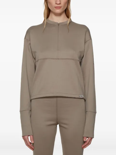Artica Arbox half-zip long-sleeve T-shirt Brown 82044953