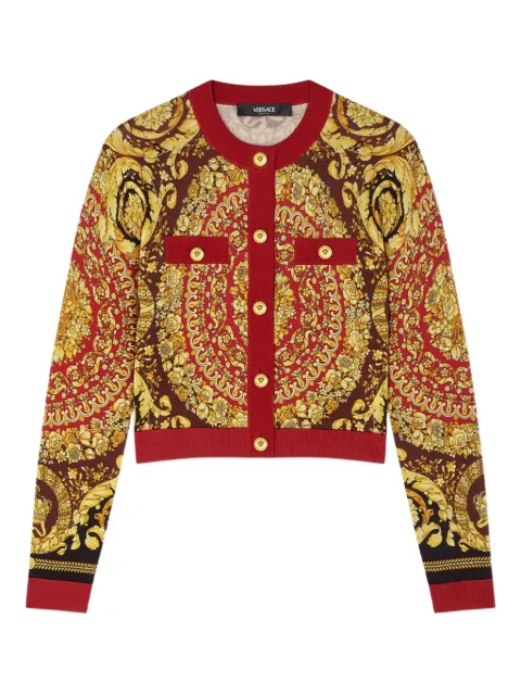 Versace Barocco cardigan Red 10203821A14755
