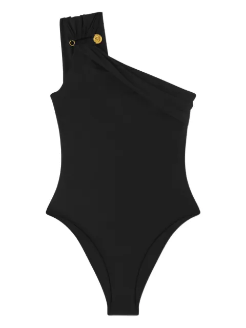 Versace Safety Pin gathered swimsuit Black 10204991A14814