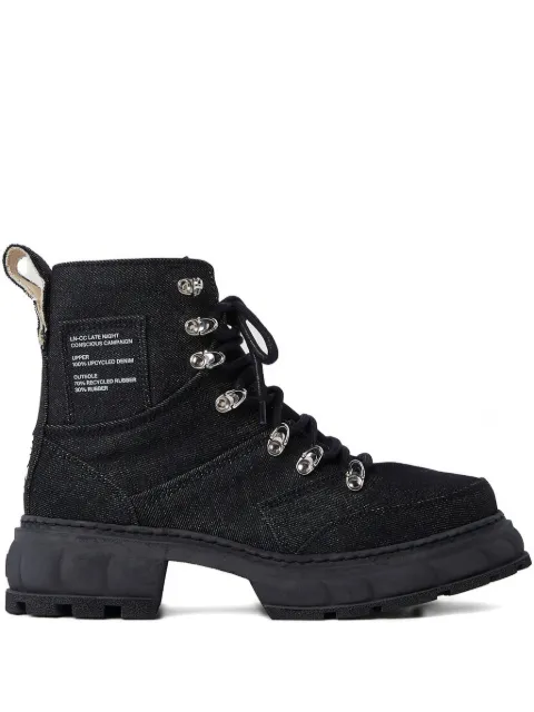 Virón Disruptor lace-up combat boots Blue DISRUPTOR0599R
