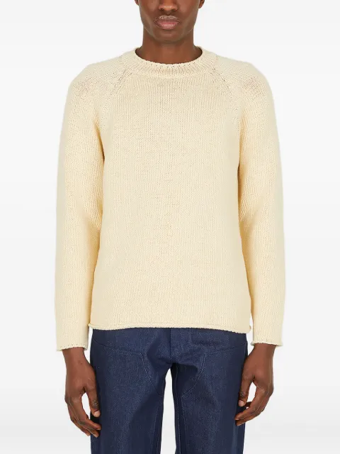 Sky High Farm crew-neck embroidered sweater Neutrals SHF01N0033
