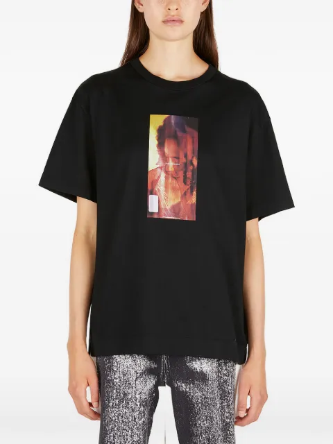 MERYLL ROGGE graphic motif T-shirt Black WF22305COTTONJERSEYBLACK