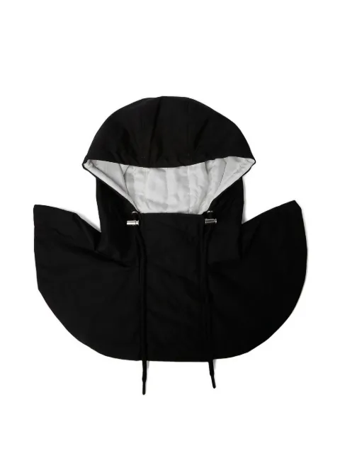 MERYLL ROGGE drawstring hood Black WF22904CORDURANYLONBLACK