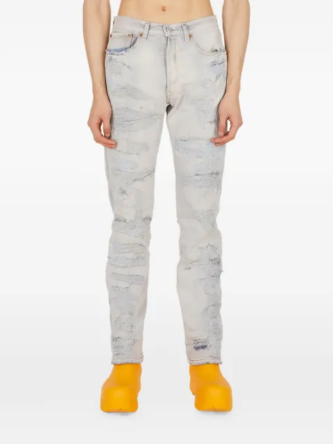 NOTSONORMAL distressed five-pocket jeans Grey VLPD1501