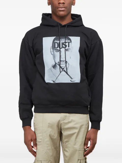 DUST printed hoodie Black 9S3ONEB