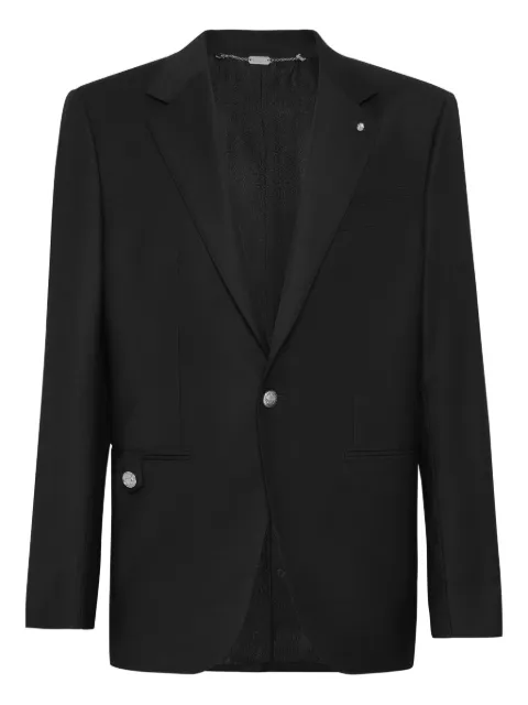 Billionaire single-breasted blazer Black WAECMRF2017BTE004N