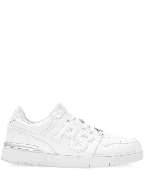 Plein Sport logo-embossed low-top sneakers White FAESUSC0798SLE004N
