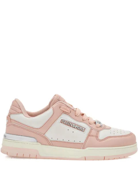Plein Sport Viper II Core leather panelled sneakers Pink FAESUSC0794SLE004N