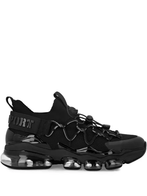 Plein Sport logo-embellished sneakers Black FAESUSC0842STE003N