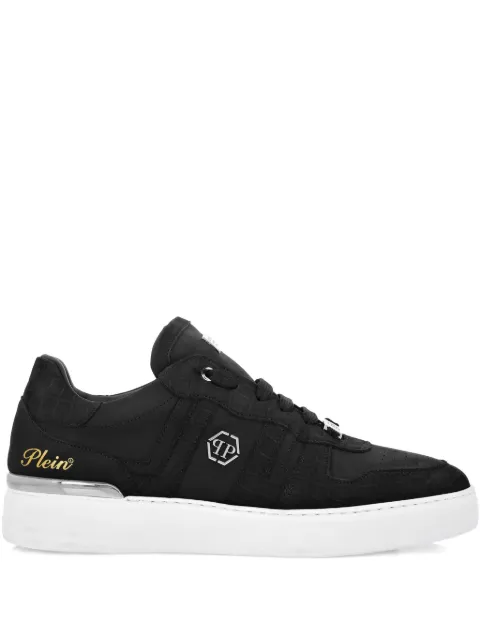 Philipp Plein nubuck low top sneakers Cocco Black FAESUSC0820PLE067N