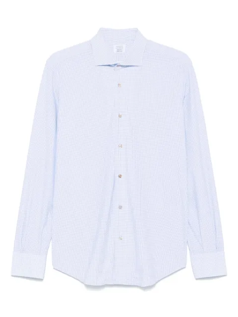Mazzarelli geometric-print shirt White TECNOSPORT4SLIM