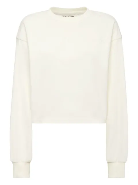 Plein Sport sponge round-neck sweatshirt Neutrals FAECWJO1064STE003N