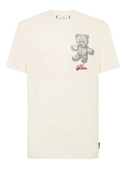 Philipp Plein teddy-bear T-shirt Neutrals FAECMTK8498PJY002N