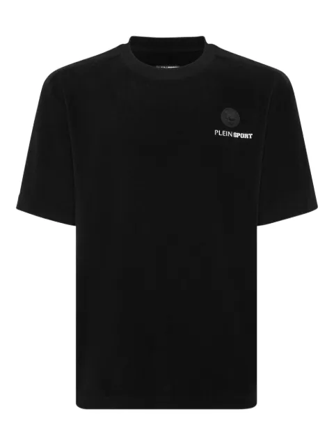 Plein Sport logo-plaque crew-neck T-shirt Black FAECMTK8437STE001N