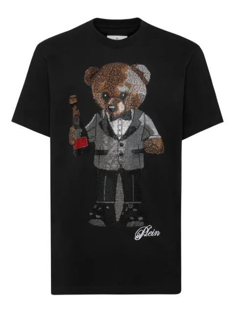 Philipp Plein Teddy Bear T-shirt Black FAECMTK8422PJY002N