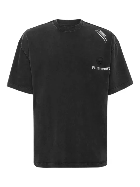 Plein Sport logo-plaque T-shirt Black FAECMTK8377STE001N