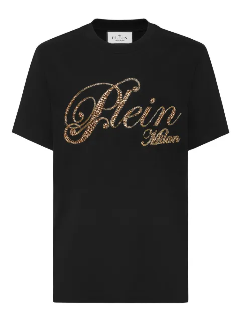 Philipp Plein logo-embellished T-shirt Black FAECMTK8411PJY002N